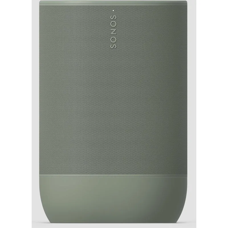 Enceinte sans fil Bluetooth WiFi Smart résistant à l'eau, Sonos Move2 - Olive