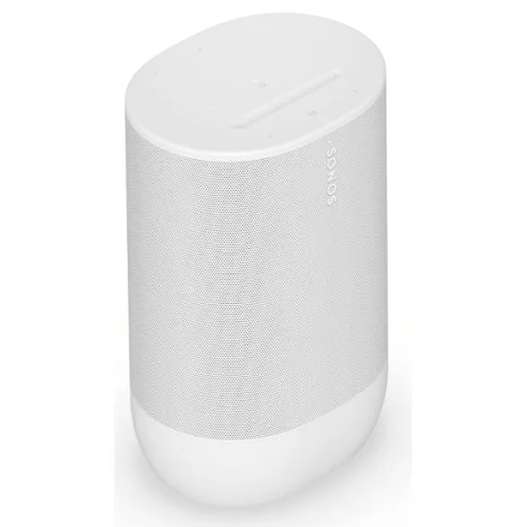 Enceinte sans fil Bluetooth WiFi Smart résistant à l'eau, Sonos Move2 - Blanc