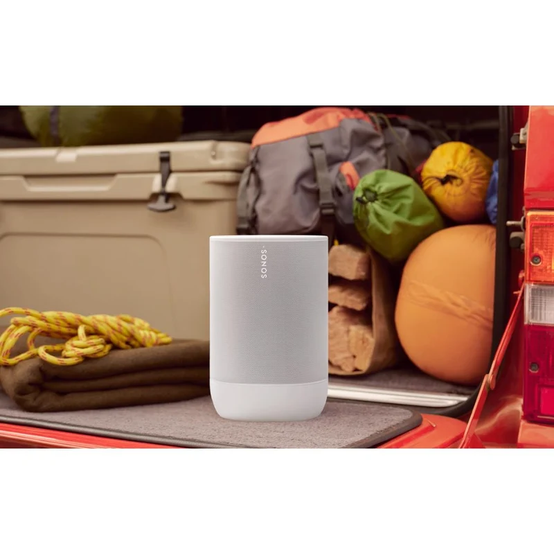 Enceinte sans fil Bluetooth WiFi Smart résistant à l'eau, Sonos Move2 - Blanc