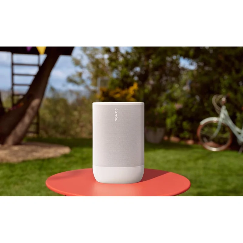Enceinte sans fil Bluetooth WiFi Smart résistant à l'eau, Sonos Move2 - Blanc