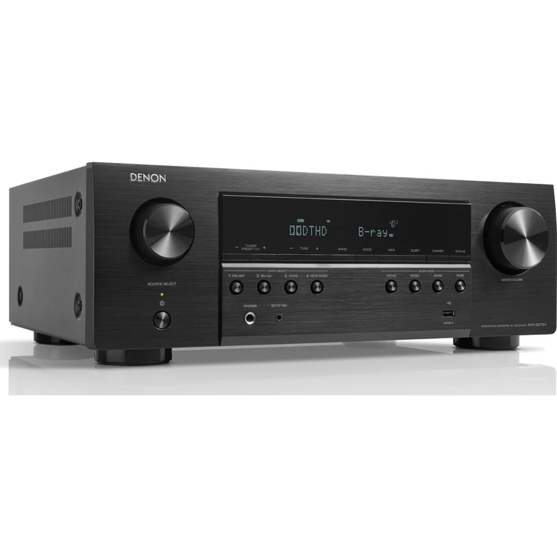 Récepteur AV 5.2 canaux, Denon AVR-S670H