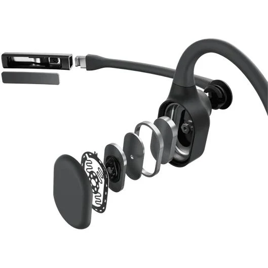 Casque Stéreo BT à conduction osseuse avec Microphone Perche Antibruit OpenCom2, Shokz C110AA