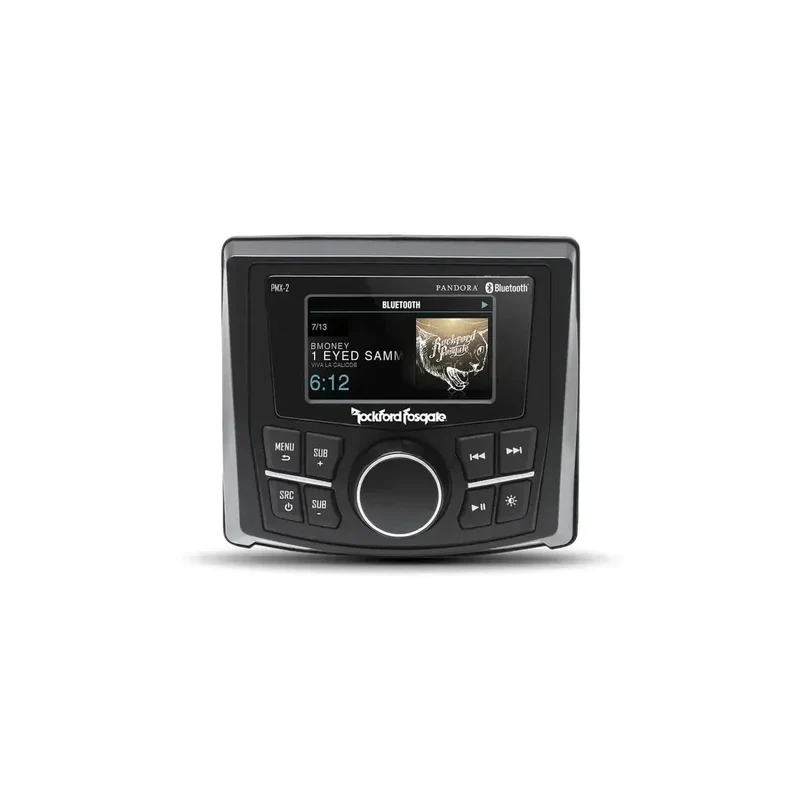 Rockford Fosgate PMX-2 – Récepteur multimédia marin compact avec écran 2,7”