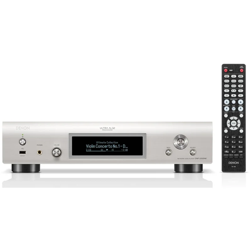 Lecteur Réseau Haute Résolution HEOS, Denon DNP-2000NESP - Argent