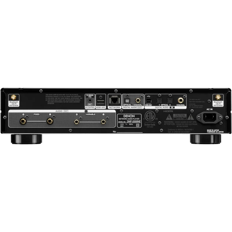 Lecteur Réseau Haute Résolution HEOS, Denon DNP-2000NE - Noir