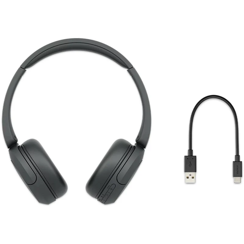 Casque d'écoute sans fil Bluetooth, Sony WHCH520 - Noir