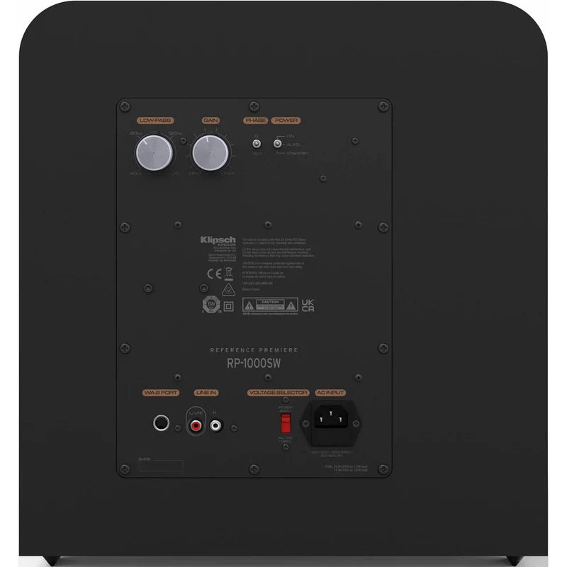 Caisson Reference Premiere MKII 10 po 300W, Klipsch RP1000SW