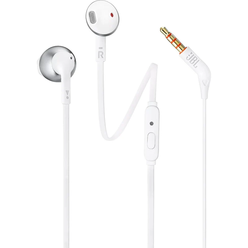Écouteurs boutons. JBL Tune 205 - Chrome