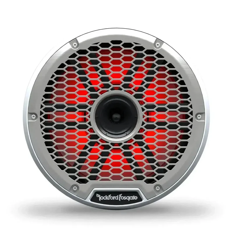 ROCKFORD M2-10H – Haut-parleurs marins coaxiaux 25 cm Color Optix™ – 300W RMS – 4 Ohms