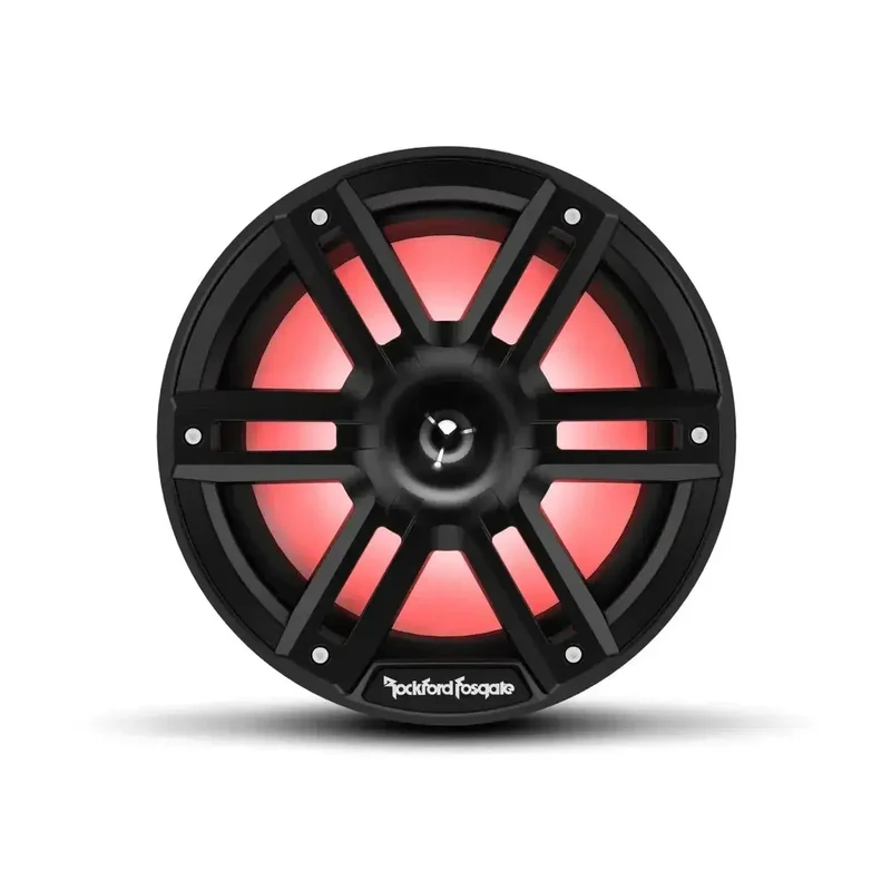 ROCKFORD M2-8HB – Haut-parleurs Coaxiaux Marine 8" (20 cm) – 300W RMS – Color Optix™ – IPX6 – Tweeter Horn – Noir
