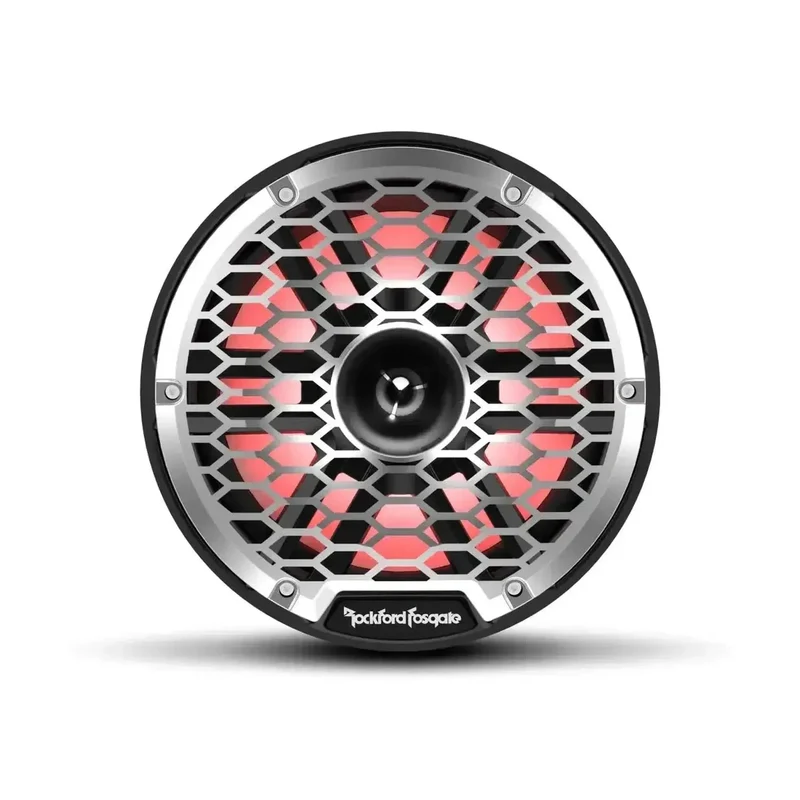 ROCKFORD M2-8HB – Haut-parleurs Coaxiaux Marine 8" (20 cm) – 300W RMS – Color Optix™ – IPX6 – Tweeter Horn – Noir