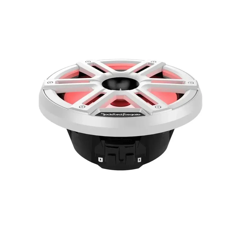 ROCKFORD M2-8H – Haut-parleurs Coaxiaux Marine 8" (20 cm) – 300W RMS – Color Optix™ – IPX6 – Tweeter Horn – Blanc