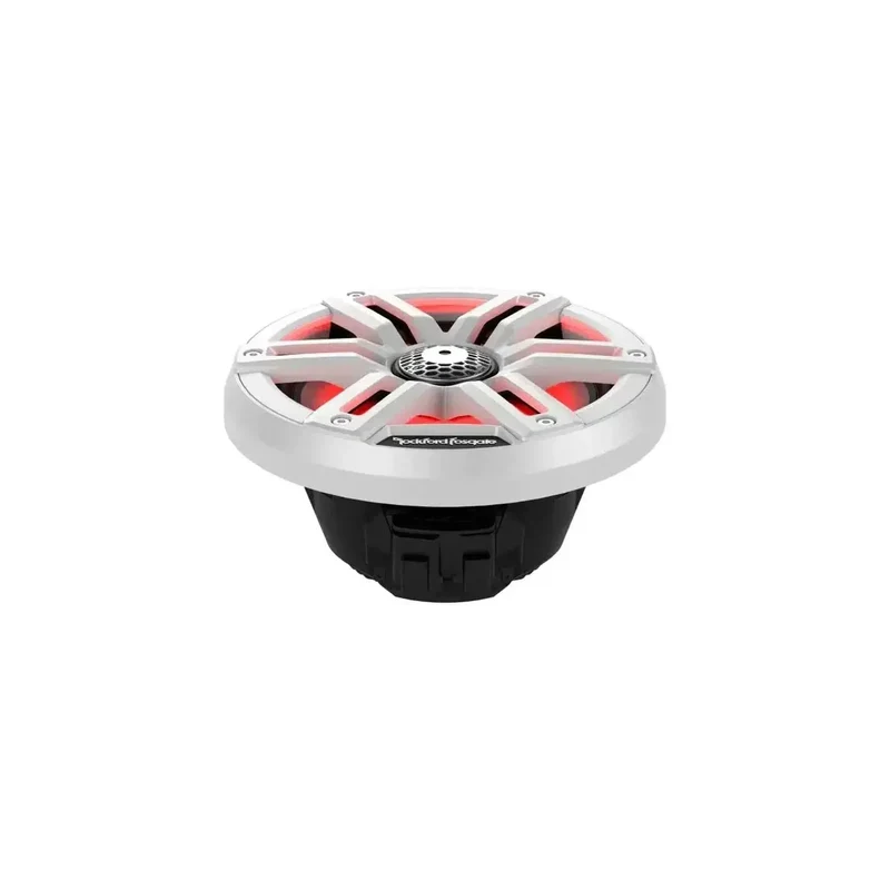 ROCKFORD M2-8 – Haut-parleurs Coaxiaux 2 voies Marine 8" (20 cm) – 250W RMS – Color Optix™ – IPX6 – Blanc