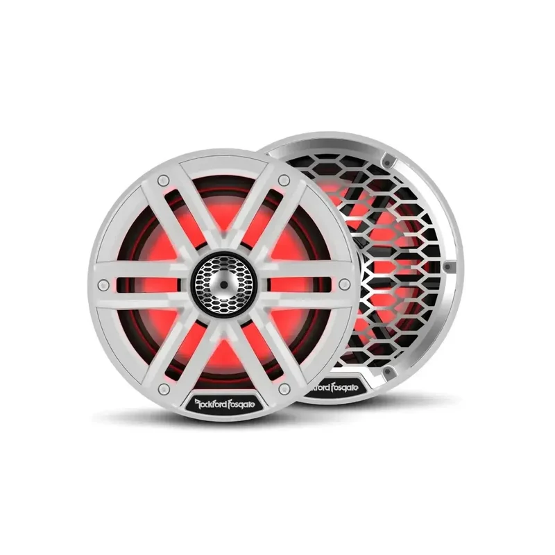 ROCKFORD M2-65 – Haut-parleurs Coaxiaux 2 voies Marine 6.5" (16,5 cm) – 150W RMS – Color Optix™ – IPX6 – Blanc