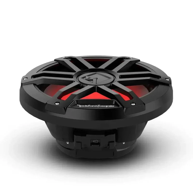 ROCKFORD FOSGATE M1D2-12B – Subwoofer Marin 12" DVC 2 Ohm avec éclairage RGB Color Optix™ (Grille Noire)