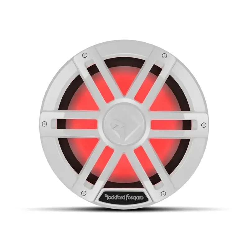 ROCKFORD FOSGATE M1D2-12 – Subwoofer Marin 12" DVC 2 Ohm avec éclairage RGB Color Optix™ (Grille Noire)