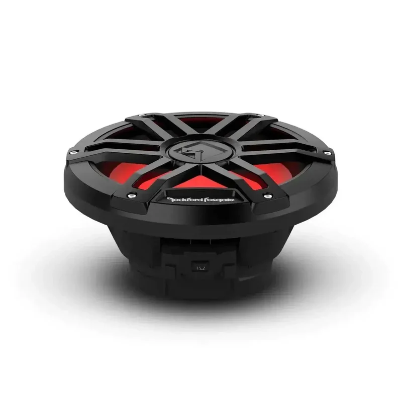 ROCKFORD FOSGATE M1D4-10B – Subwoofer Marin 10" DVC 4 Ohm avec éclairage RGB Color Optix™ (Grille Noire)