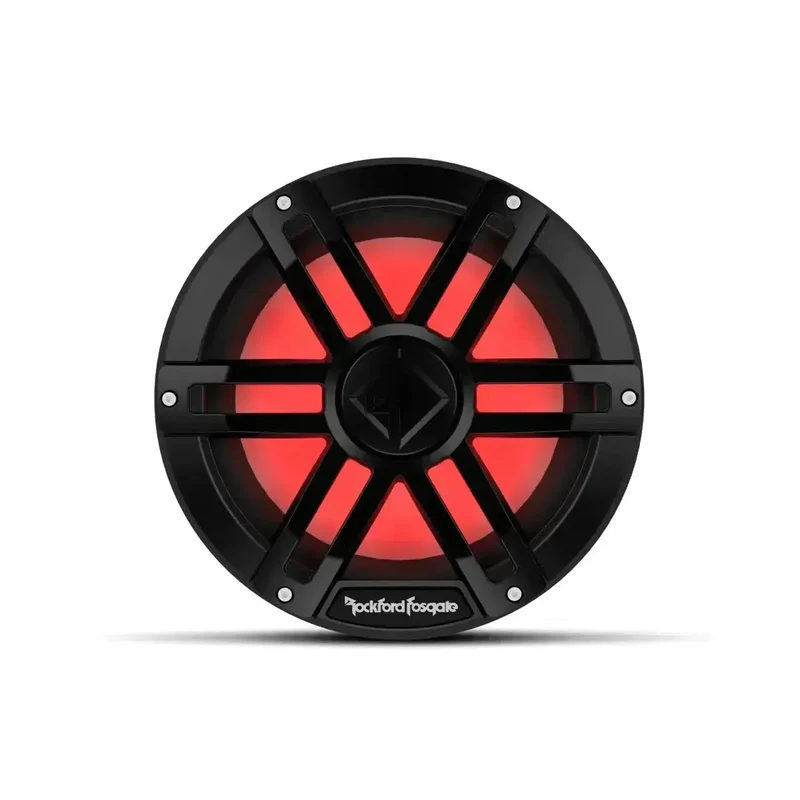 ROCKFORD FOSGATE M1D4-10B – Subwoofer Marin 10" DVC 4 Ohm avec éclairage RGB Color Optix™ (Grille Noire)