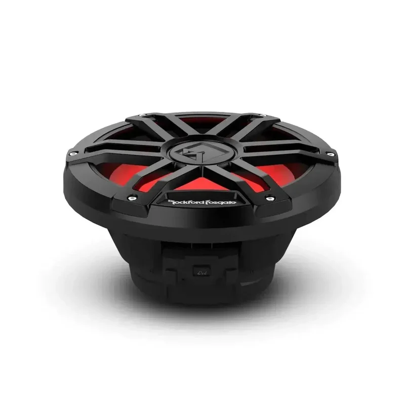 ROCKFORD FOSGATE M1D4-10B – Subwoofer Marin 10" DVC 4 Ohm avec éclairage RGB Color Optix™ (Grille Noire)
