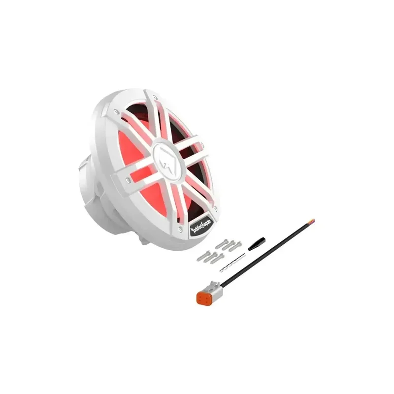 ROCKFORD FOSGATE M1D4-8 – Subwoofer Marine 8" DVC 4 Ohm avec éclairage RGB Color Optix™