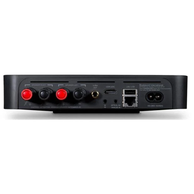 Lecteur Réseau Amplifié Multi-Pieces Node Edge, Bluesound N230 - NOIR