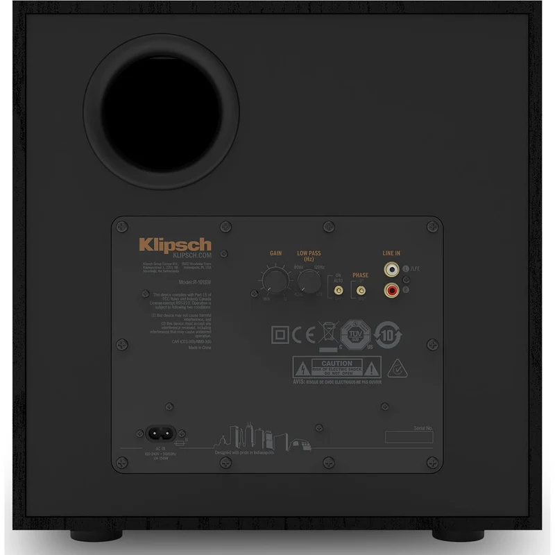 Caisson 10 po 300W, Klipsch R101SW