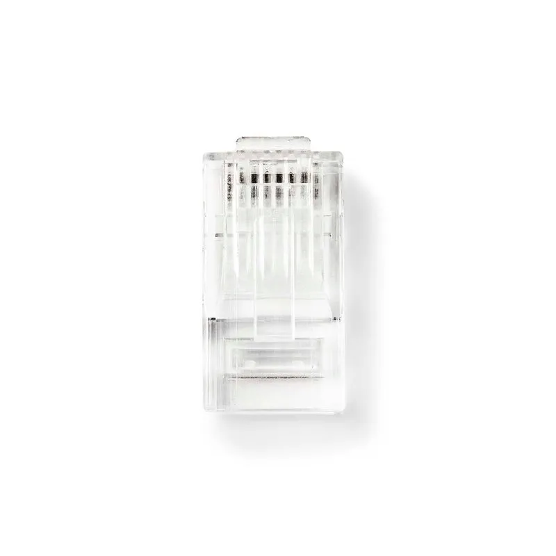RJ45-Connector Male - Solid UTP CAT5e - Recht