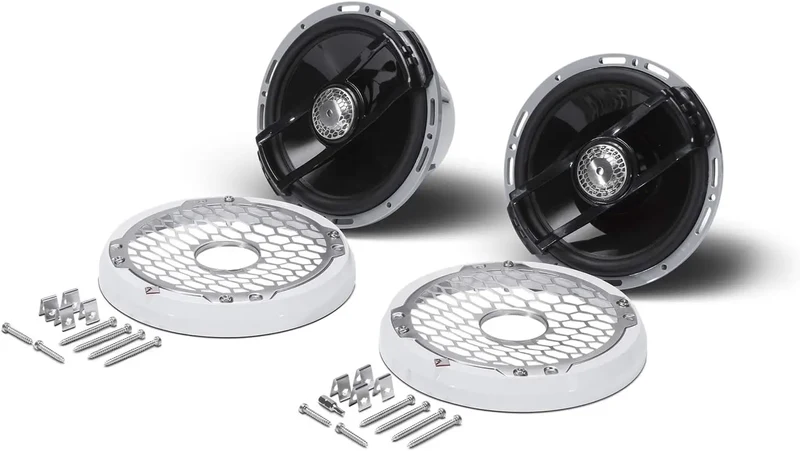ROCKFORD FOSGATE PM2652 – Haut-parleurs marins coaxiaux 16,5 cm en caisson – 85 W RMS