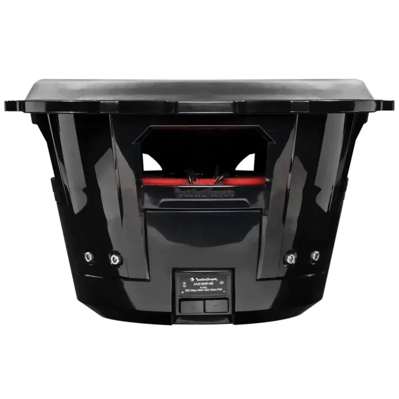 ROCKFORD FOSGATE M212S4B – Subwoofer marine 12" noir – 300 W RMS – 4 Ohms