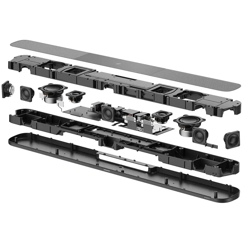 Barre de son ATMOS 7.1.4 400 Watt, Sennheiser Ambeo Plus