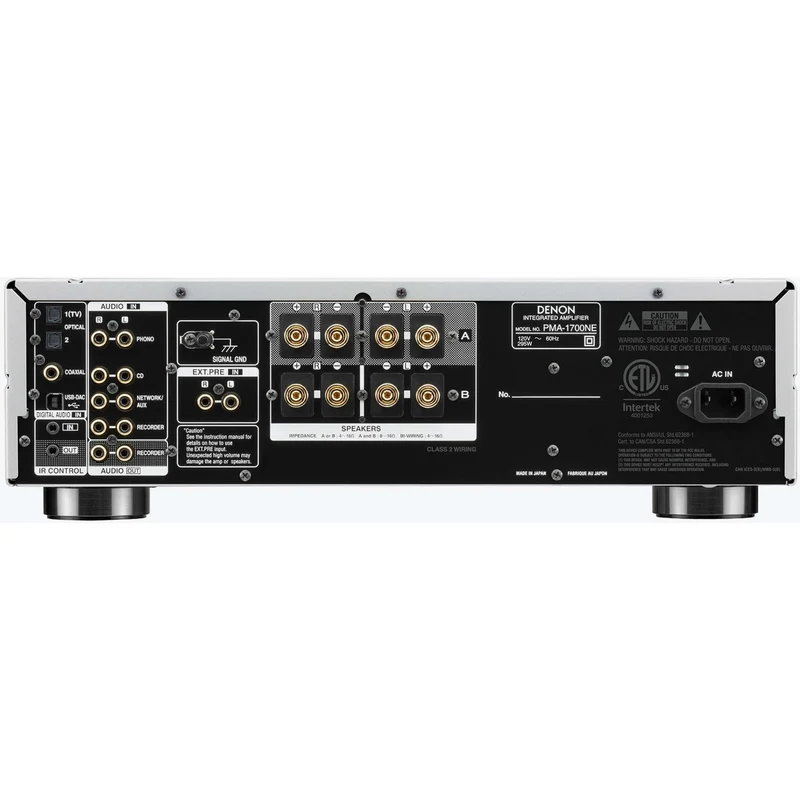 Amplificateur intégré avec mode DAC, Denon PMA-1700NE - Argent
