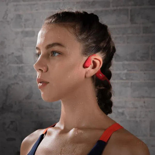 Casque Sport BT à conduction osseuse sans fil OpenRun, Shokz S803 - Rouge