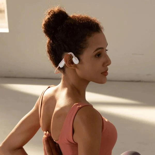 Casque Sport BT à conduction osseuse sans fil OpenMove, Shokz S661 - Rose