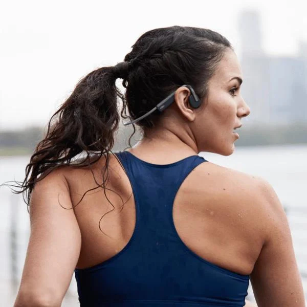 Casque Sport BT à conduction osseuse sans fil OpenMove, Shokz S661 - Gris