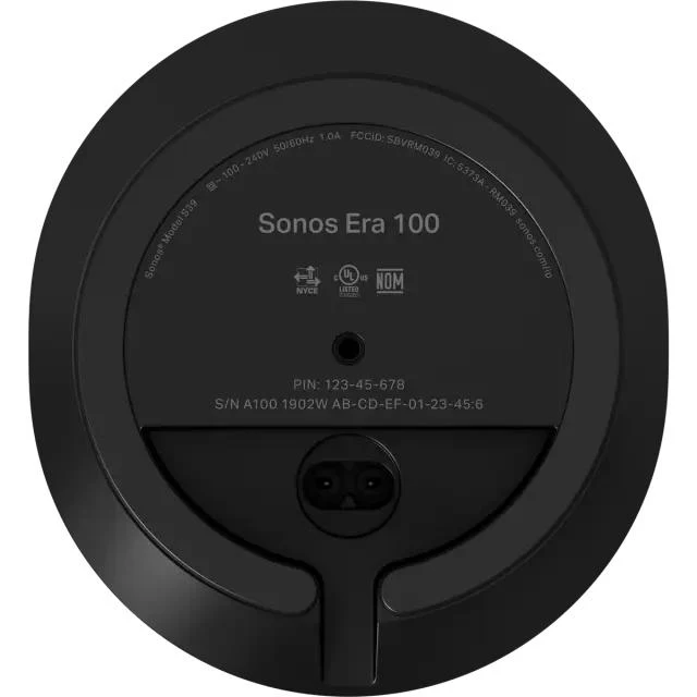 Enceinte multipièce sans fil Wi-Fi, Sonos Era 100 - Noir