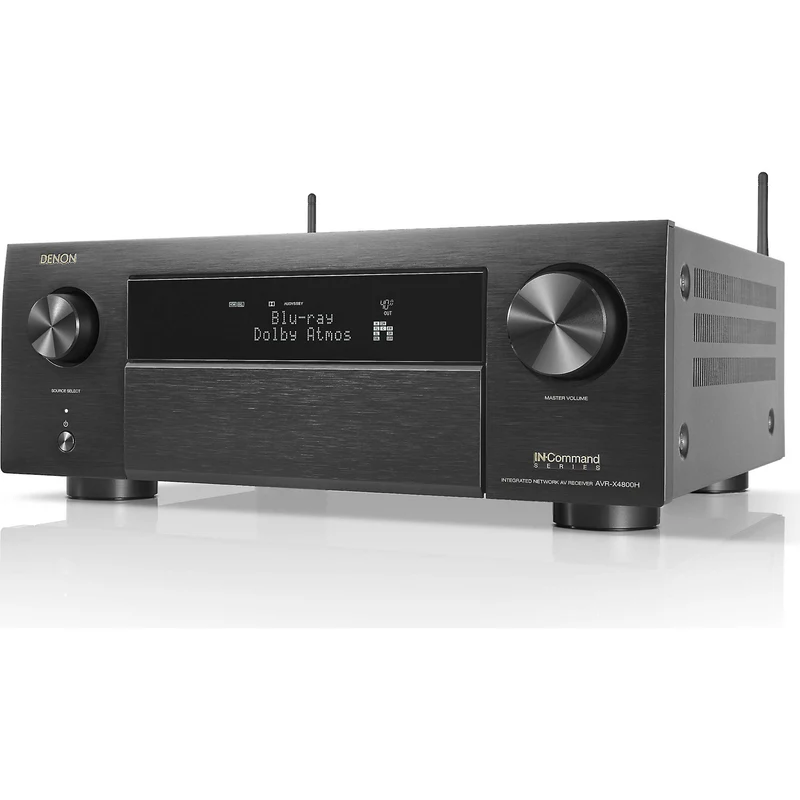 Récepteur AV 8K 9.4 canaux Dolby Atmos, Denon AVR-X4800H