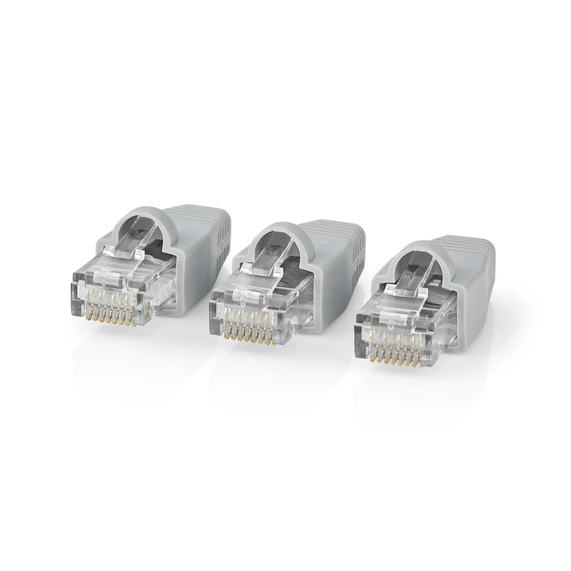 RJ45-Connector Male - Solid UTP CAT6 - Recht
