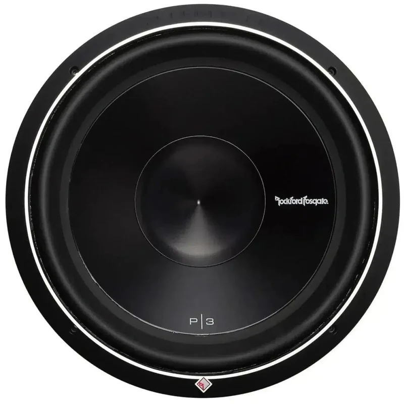 ROCKFORD P3D2-15 – Subwoofer 15" Aluminium – 600W RMS – 2x2 Ohms