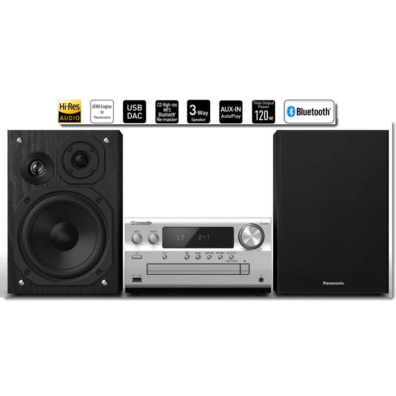 Chaîne compacte CD Hi-Fi Bluetooth, Panasonic SCPMX800K