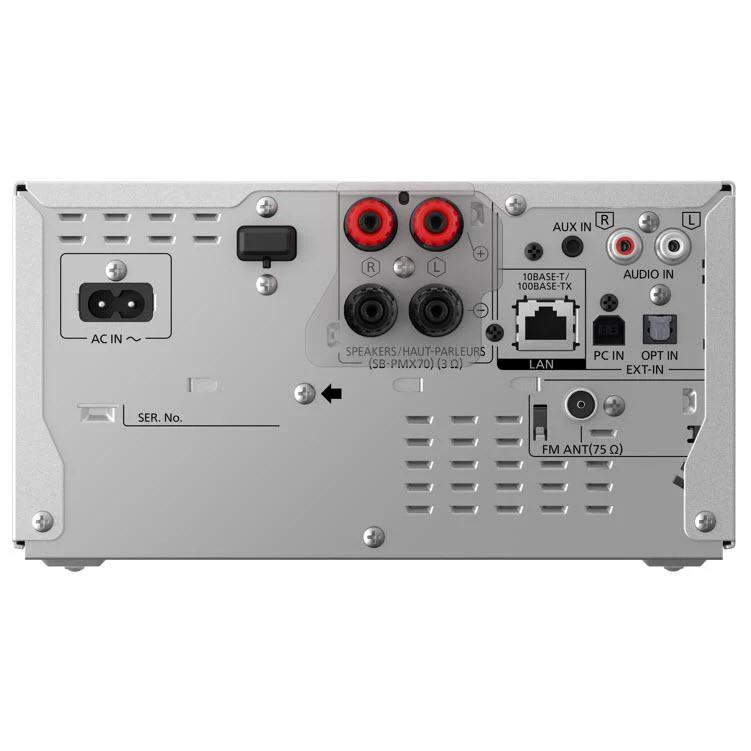 Chaîne compacte CD Hi-Fi Bluetooth, Panasonic SCPMX800K