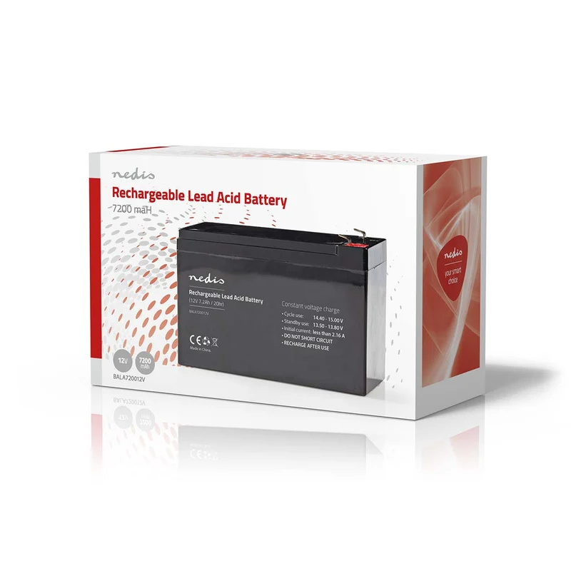 Oplaadbare Loodaccu 12V - 7200 mAh