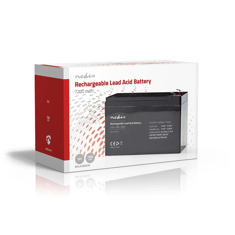 Oplaadbare Loodaccu 12V - 7200 mAh