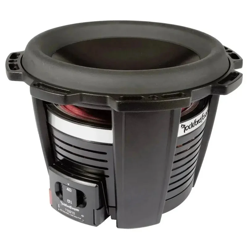 ROCKFORD T1D410–Caisson de basses 25 cm Double 4 Ohms 600 Watts RMS