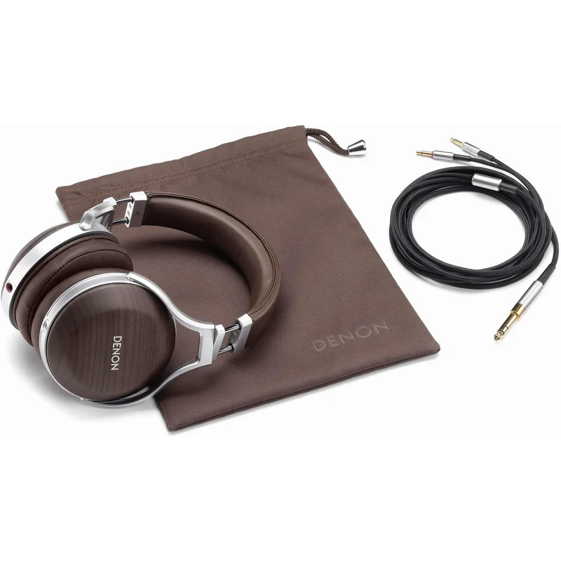 Casque supra-auriculaire haut de gamme Zebrawood, Denon AH-D5200