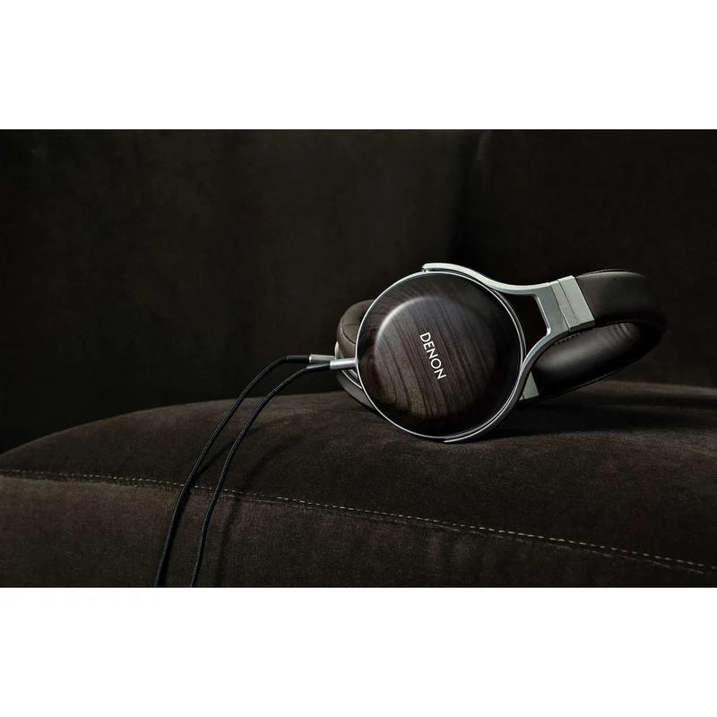 Casque supra-auriculaire haut de gamme Zebrawood, Denon AH-D5200