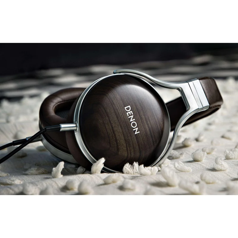 Casque supra-auriculaire haut de gamme Zebrawood, Denon AH-D5200