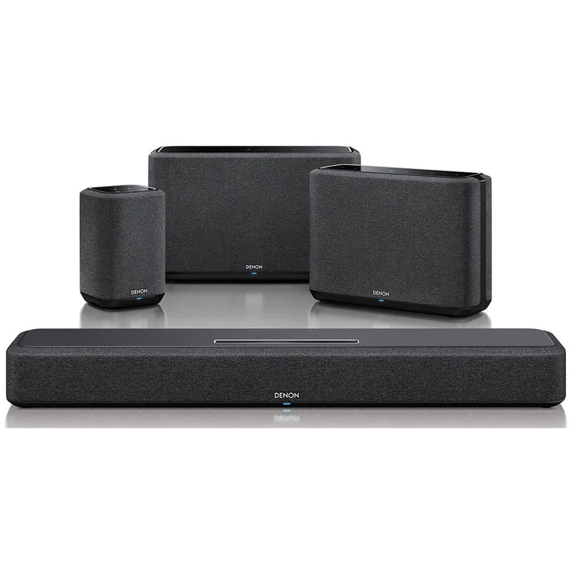 Barre de son 5.1 canaux avec caisson de basses sans fil, Denon Home550