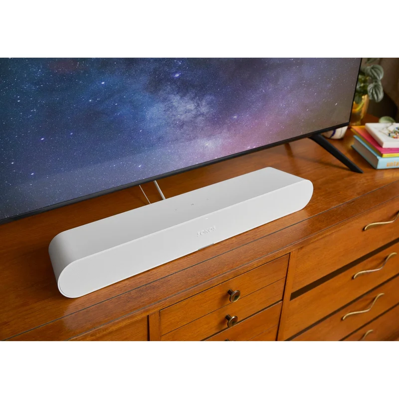Barre de son compacte et intelligente, Sonos Ray - Blanche,