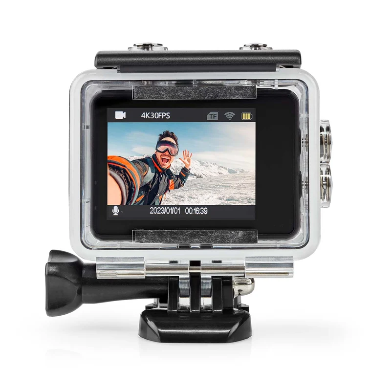 Action Cam Dubbel scherm - 4K@30fps - 16 MPixel