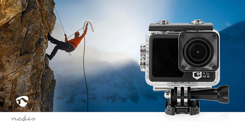 Action Cam Dubbel scherm - 4K@30fps - 16 MPixel